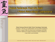 Tablet Screenshot of federacja-reiki.pl